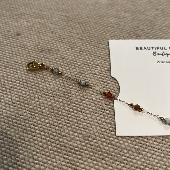 Lulu Beaded Stone Bracelet/Brand New - Picture 7 of 11